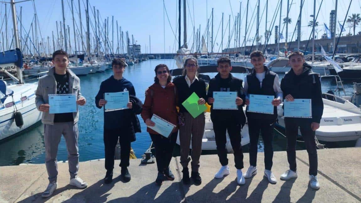  Erasmus Akreditasyonu KA121 Mesleki Eğitim Denizcilik Öğrencilerimizin İspanya Ziyareti